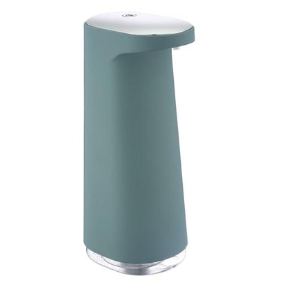 Stevvex automatic foaming soap dispenser teal blue touchless USB rechargeable for bathroom on Tampa Home & Garden Store