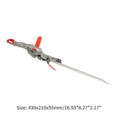 Automatic stainless steel fishing pole holder with double spring angle, foldable, by Stevvex on Tampa Home & Garden Store