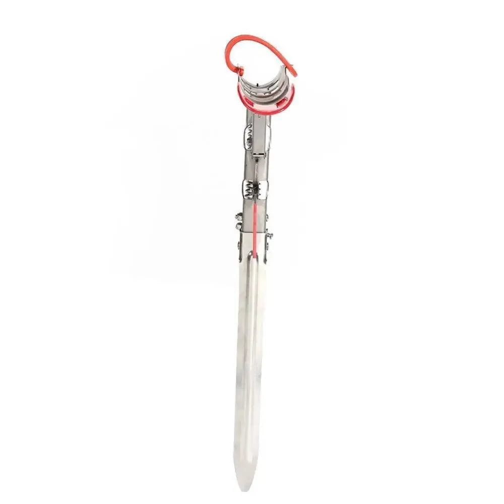 Stevvex stainless steel fishing pole holder with double-spring angle foldable antirust design on Tampa Home & Garden Store