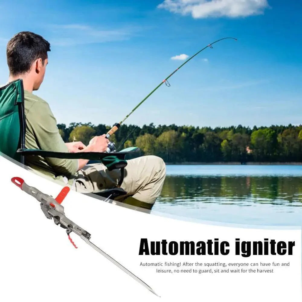 Stevvex automatic stainless steel fishing pole holder with double spring angle foldable on Tampa Home & Garden Store