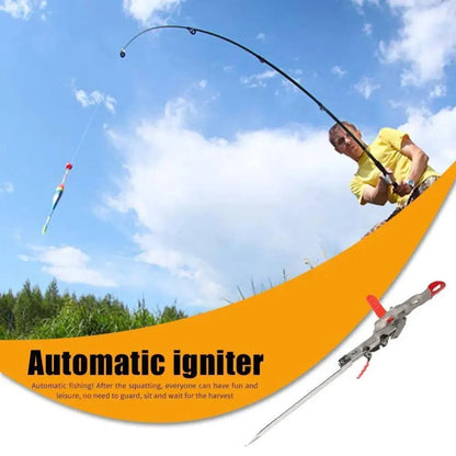 Automatic stainless steel fishing pole holder with double springs, Stevvex anti-rust on Tampa Home & Garden Store