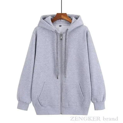 Autumn Mens Hooded Cardigan plus Size Zip Jacket