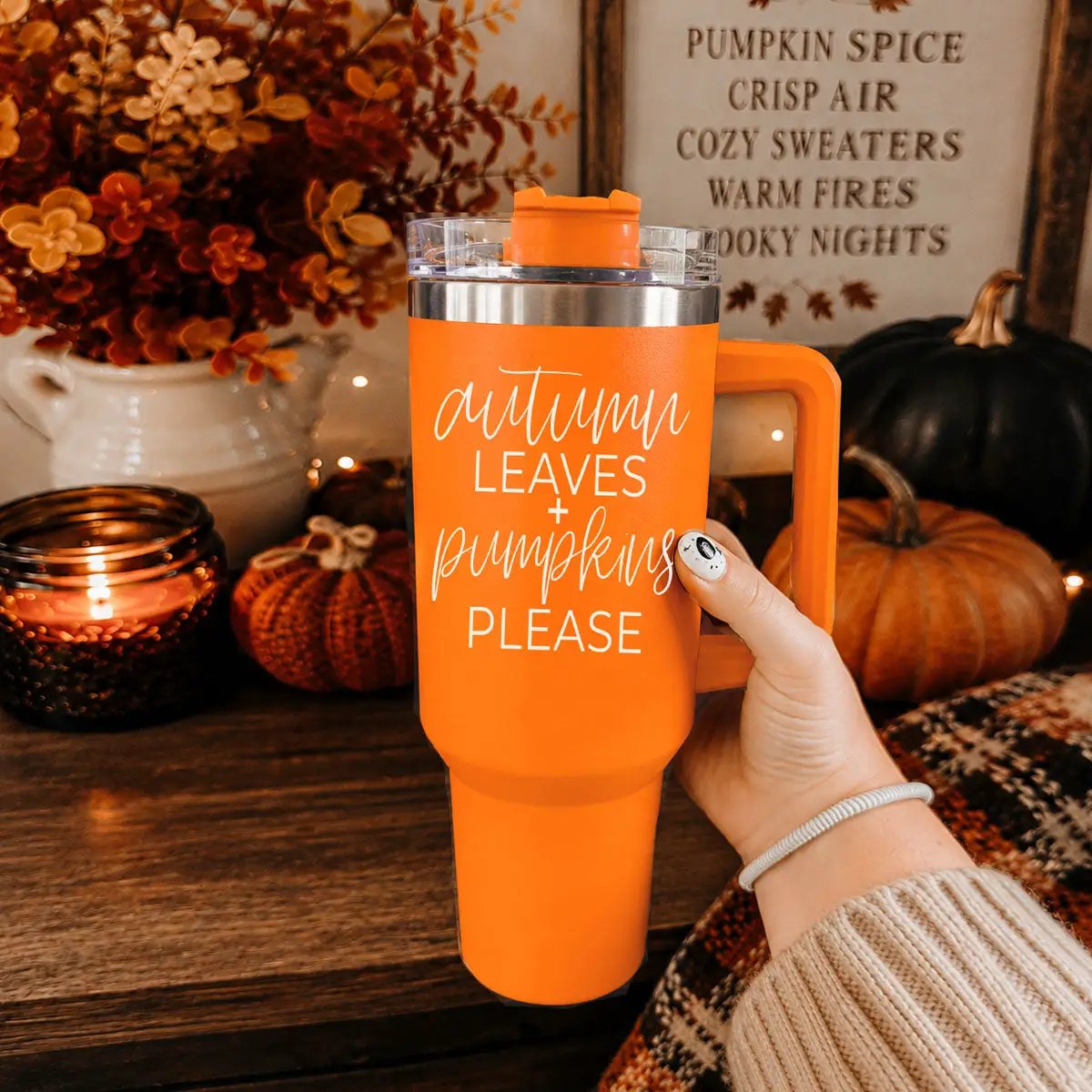 Autumn Leaves Pumpkin Spice Beverage 40oz