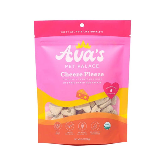 Ava's Pet Palace Organic Baked Dog Treats - Cheeze Pleeze (6 oz) / 2-Pack - Tampa Home & Garden Store