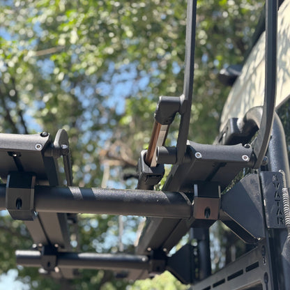 Bike Posts for Massif mount, black metal dual posts on avatar offroad roof rack on Tampa Home & Garden Store