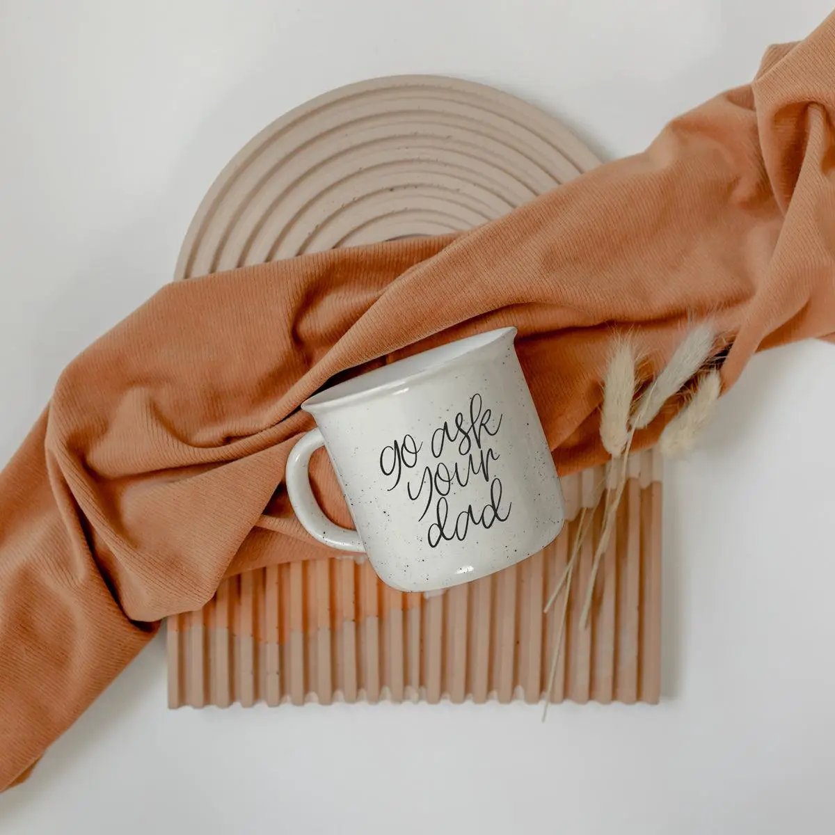 Ask Your Dad Ceramic Coffee Mug for Everyday Use