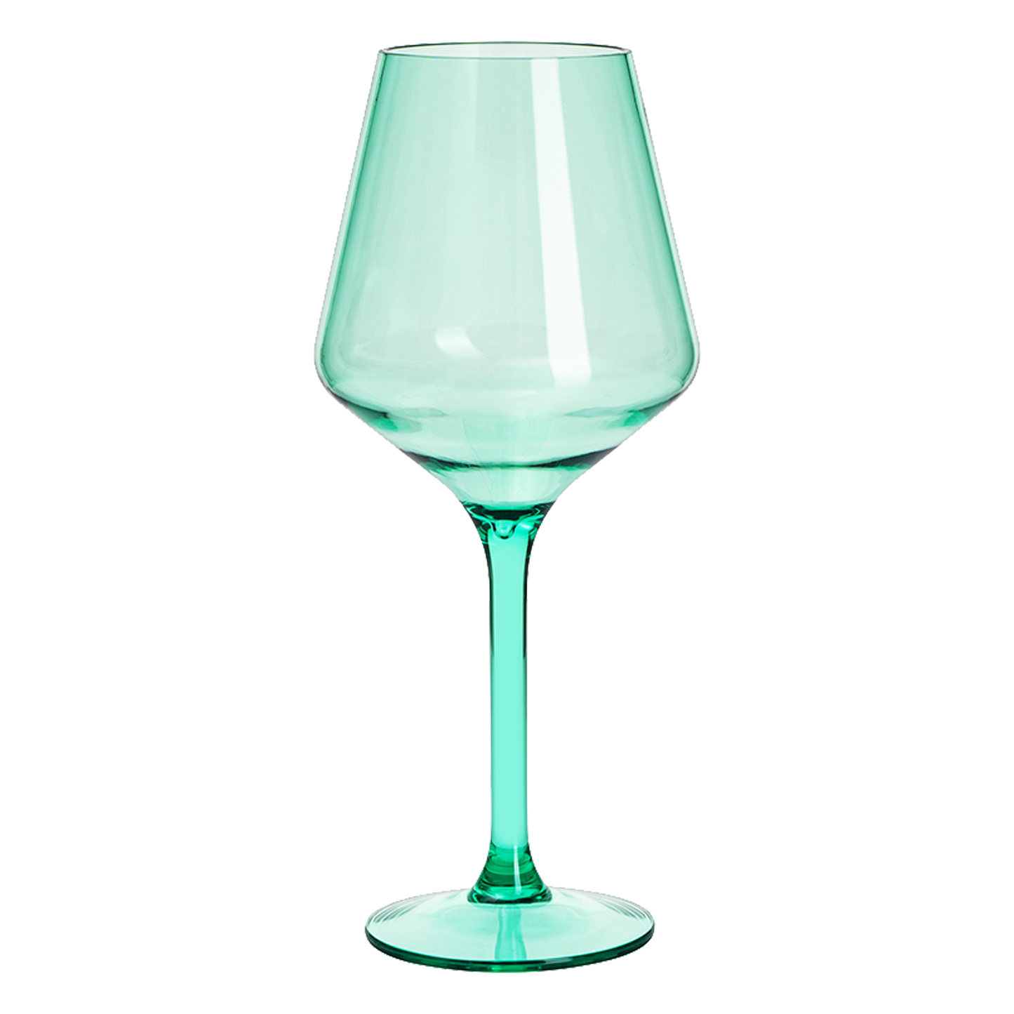 Saint Tropez Mint Green Acrylic Wine Glass Set