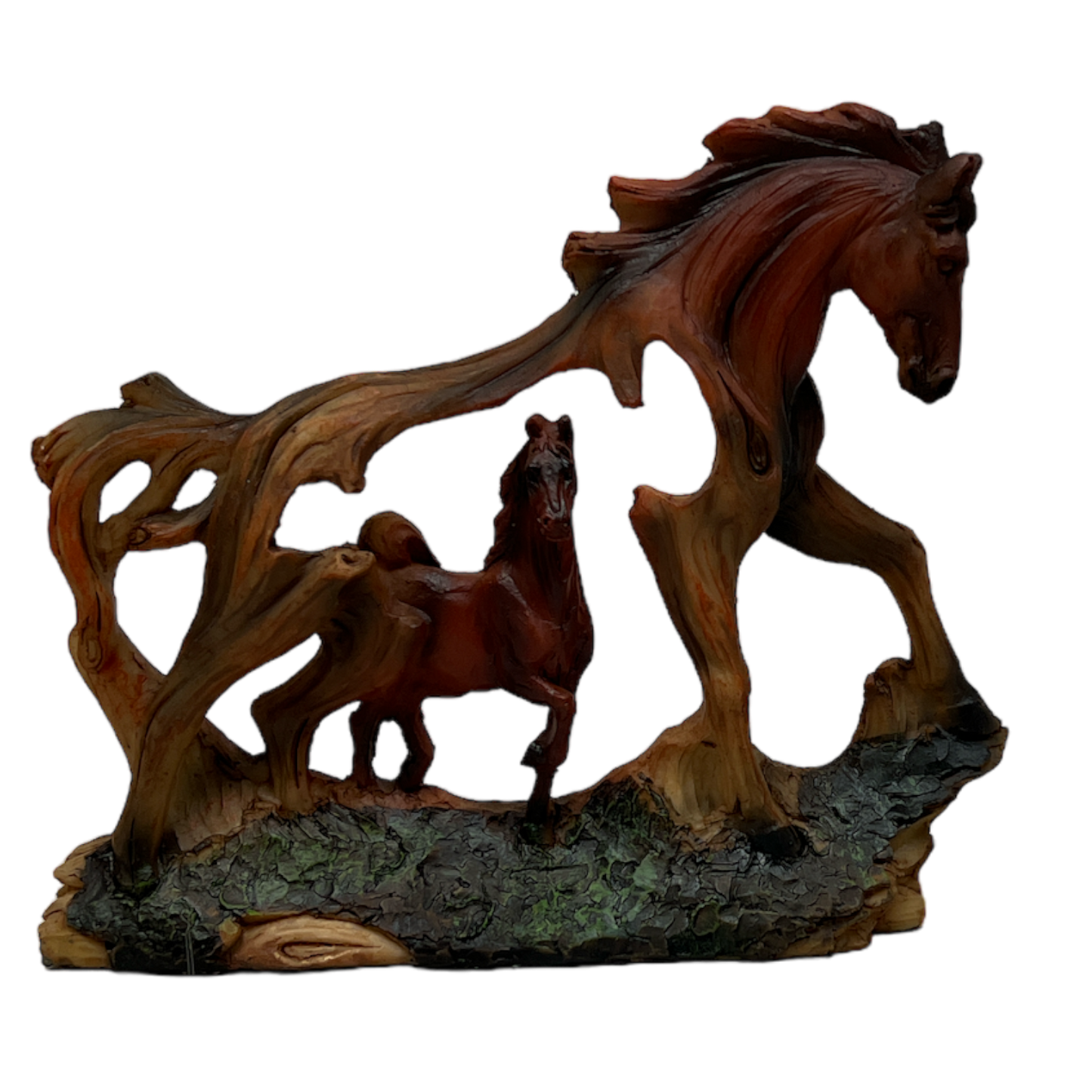 Brown Horse In A Horse Figurine