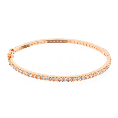 Glamour Pave Stackable Bangle rose gold pavé diamonds by Lauren G Adams on Tampa Home & Garden Store
