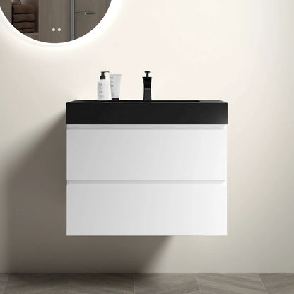 Alice Wall Mounted Floating Vanity With Sink