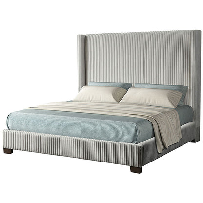 Modern Upholstered Bed And Space Saving Design