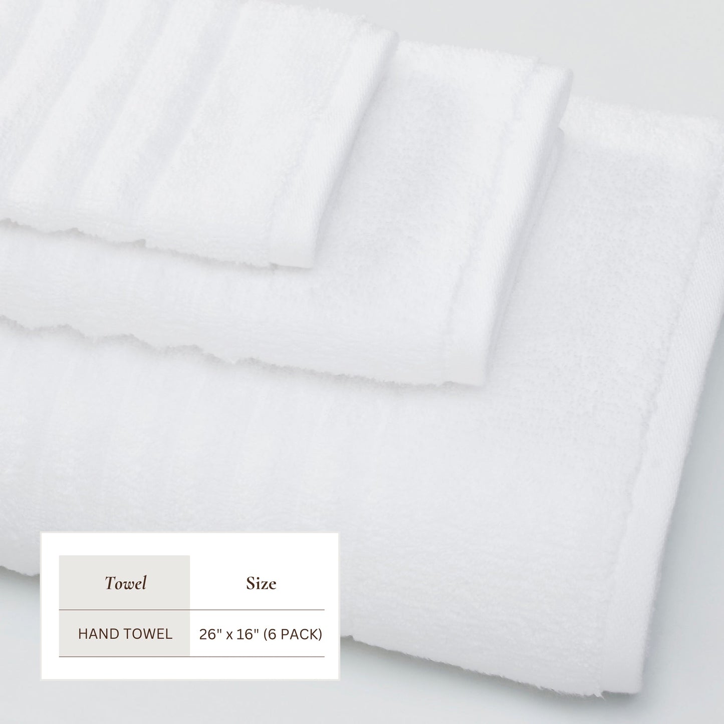 Luxury Combed Cotton and Ribbed Bath Towels