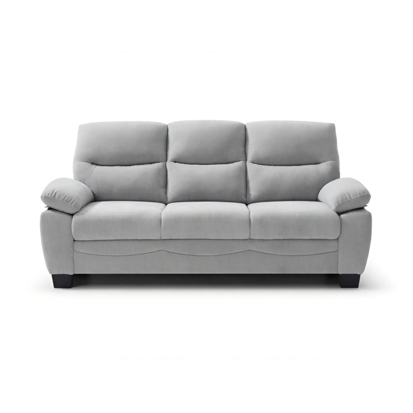 Summerton sofa with pillow-top arms, three-seat gray fabric by Unique Piece Furniture on Tampa Home & Garden Store