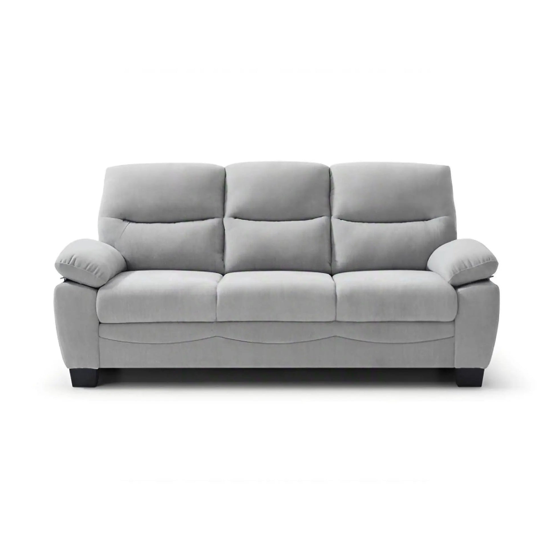 Summerton sofa with pillow-top arms, three-seat gray fabric by Unique Piece Furniture on Tampa Home & Garden Store