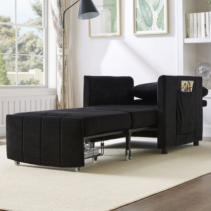 Convertible Sleeper Sofa and Storage Pockets