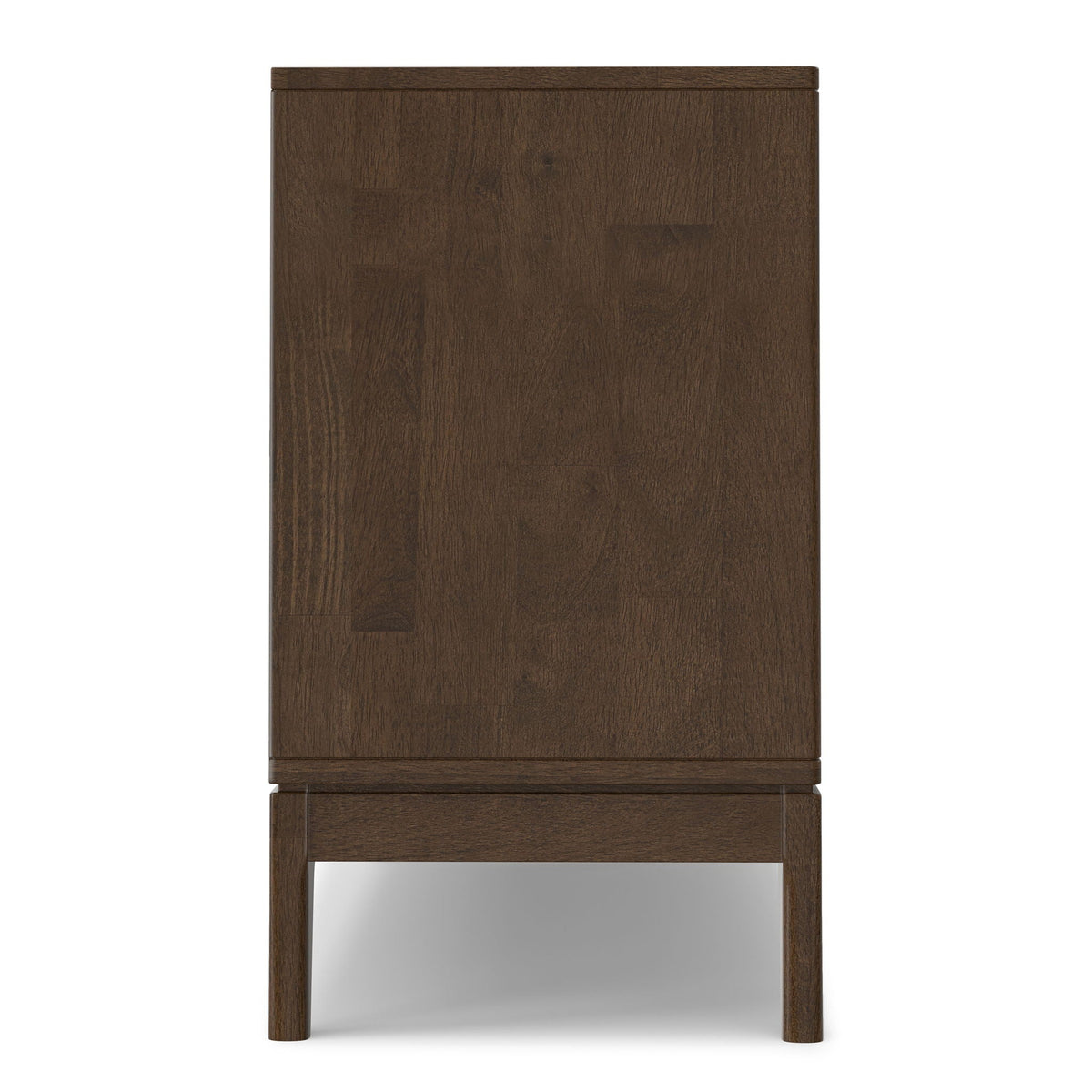 Walnut brown 3-drawer sideboard with wood grain finish by HouseOfZazla, 41.6in wide on Tampa Home & Garden Store