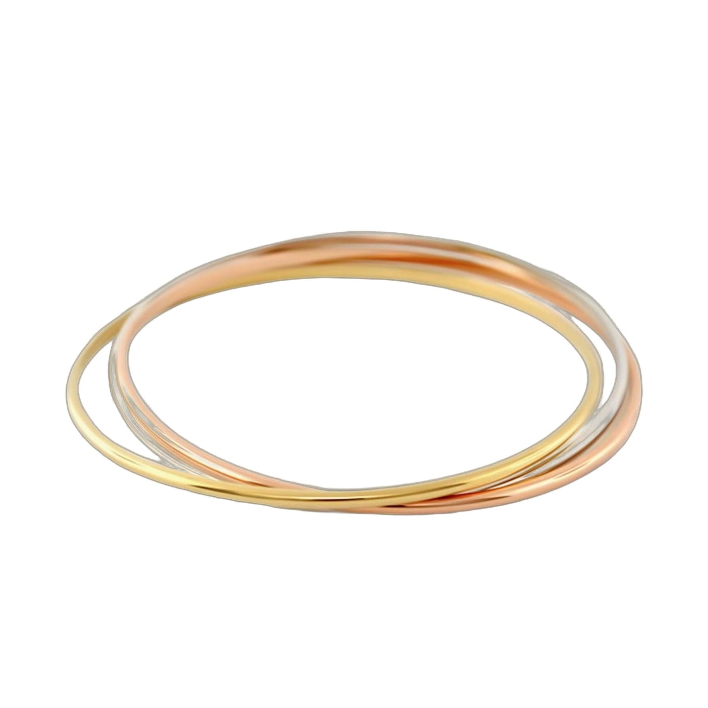 Socialite Rolling Bangle bracelet in rose gold and gold tones by Lauren G Adams on Tampa Home & Garden Store