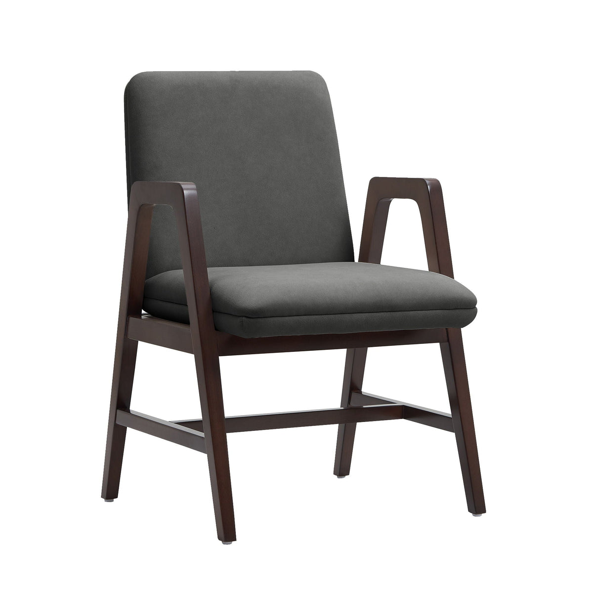 Stella Cream Armchair with Beech Wood and Cushion