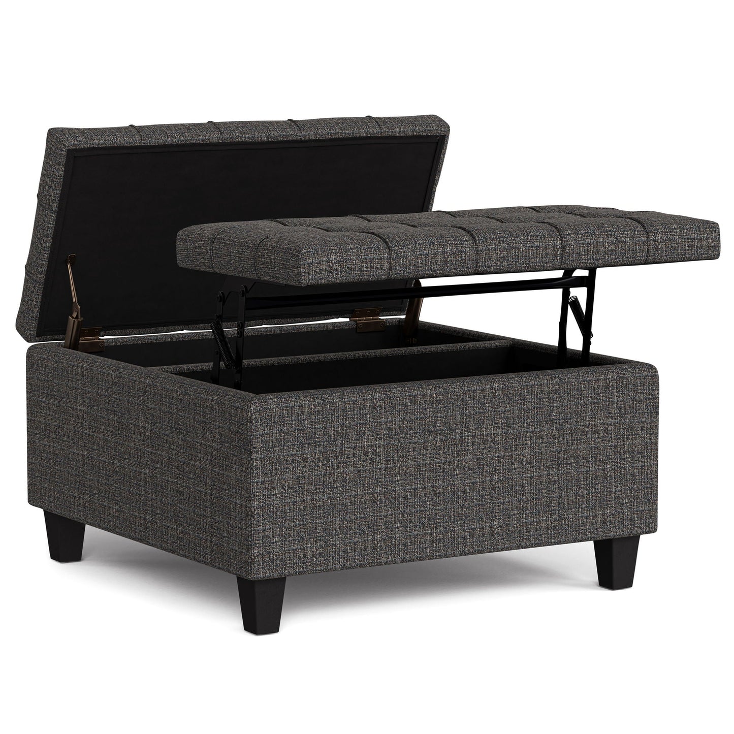 Harrison Upholstered Coffee Table Storage Ottoman