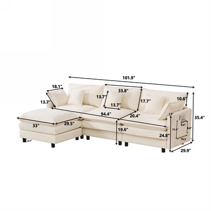The Luxury Modular Sofa and Reconfigurable Layout