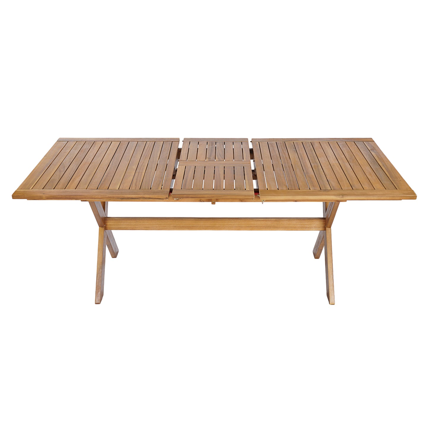 7 Piece Acacia Wood Outdoor Dining Set And Chairs