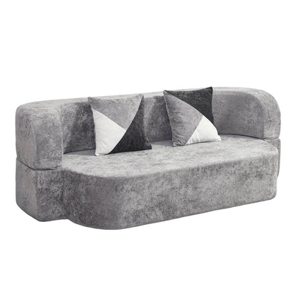 Convertible Eggshell Sofa Bed for Small Spaces