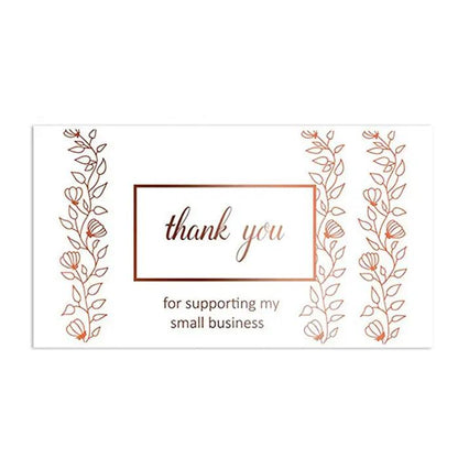 English Holiday Thank You Card for Do It Yourself