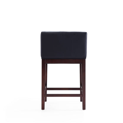 Counter stool with navy upholstered seat and beech wood frame, 24–27in height, HouseOfZazla on Tampa Home & Garden Store