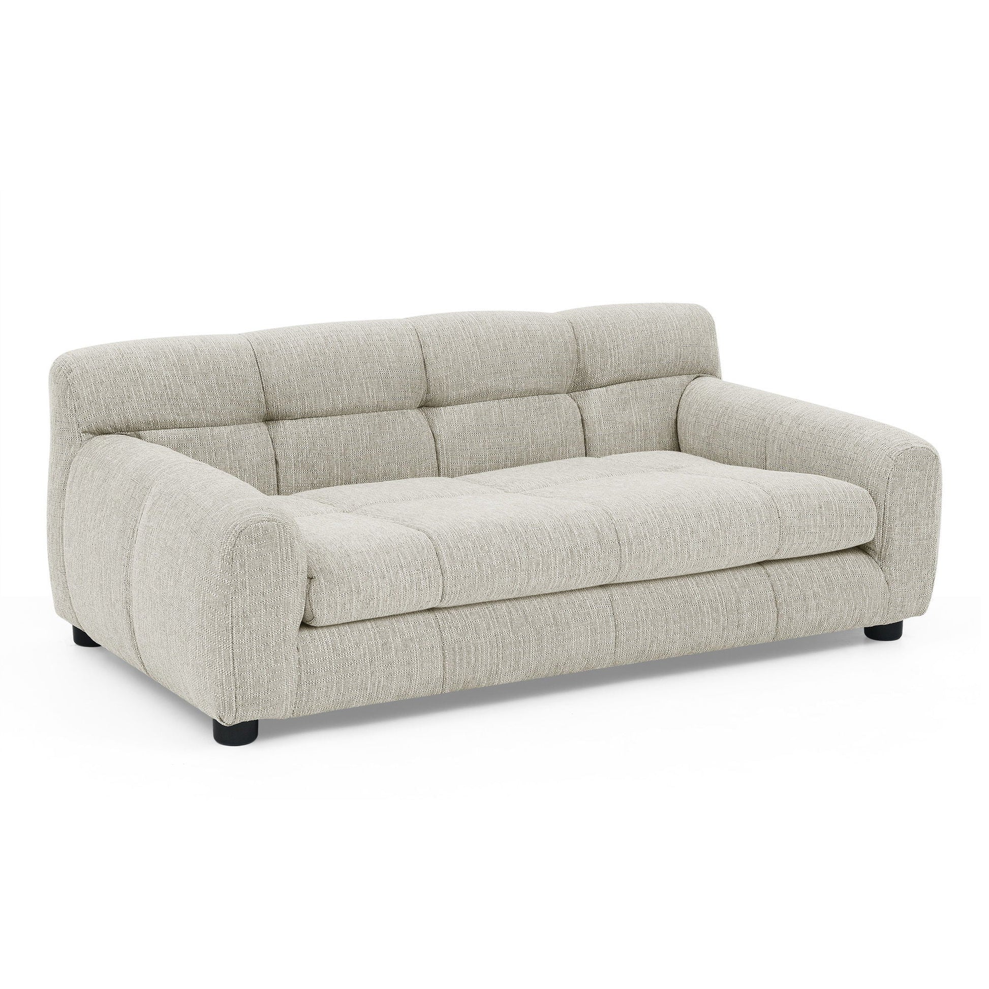 Modern Pet Sofa with Backrest and Armrests, beige textured upholstery, HouseOfZazla on Tampa Home & Garden Store