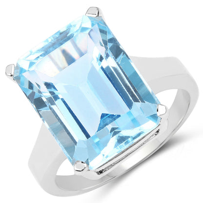 Ring 15.53ct Genuine Blue Topaz in .925 Sterling Silver setting by Bids.com on Tampa Home & Garden Store