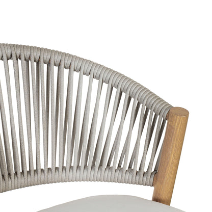 Outdoor Counter Stools with Wicker and Metal