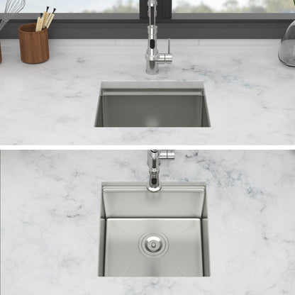 17 Inch Undermount Kitchen Sink and Single Bowl