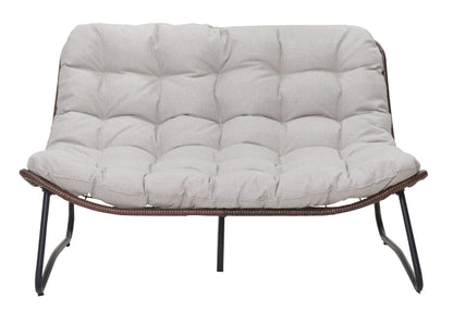 Outdoor Patio Loveseat and Luxury Cushions