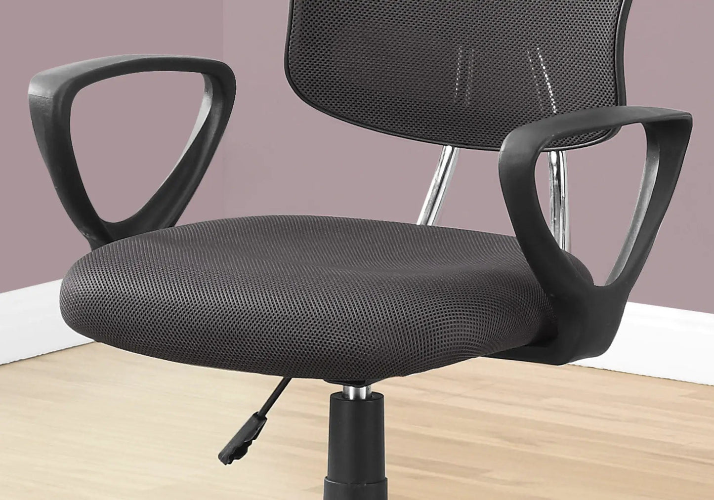 Office chair Unique Piece Furniture black mesh seat and back, adjustable height, swivel on Tampa Home & Garden Store