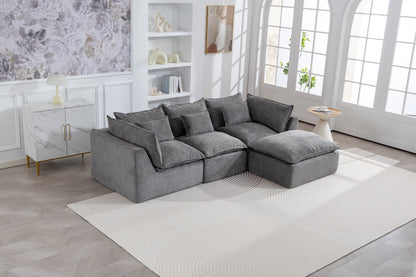 Oversized Modular Cloud Sofa And Cotton Fabric