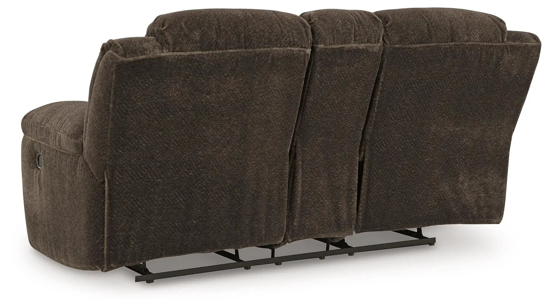 Frohn dbl reclining loveseat with console in brown fabric by Unique Piece Furniture on Tampa Home & Garden Store