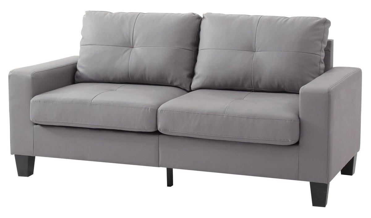 Modern Gray Sofa for Apartments and Dorms