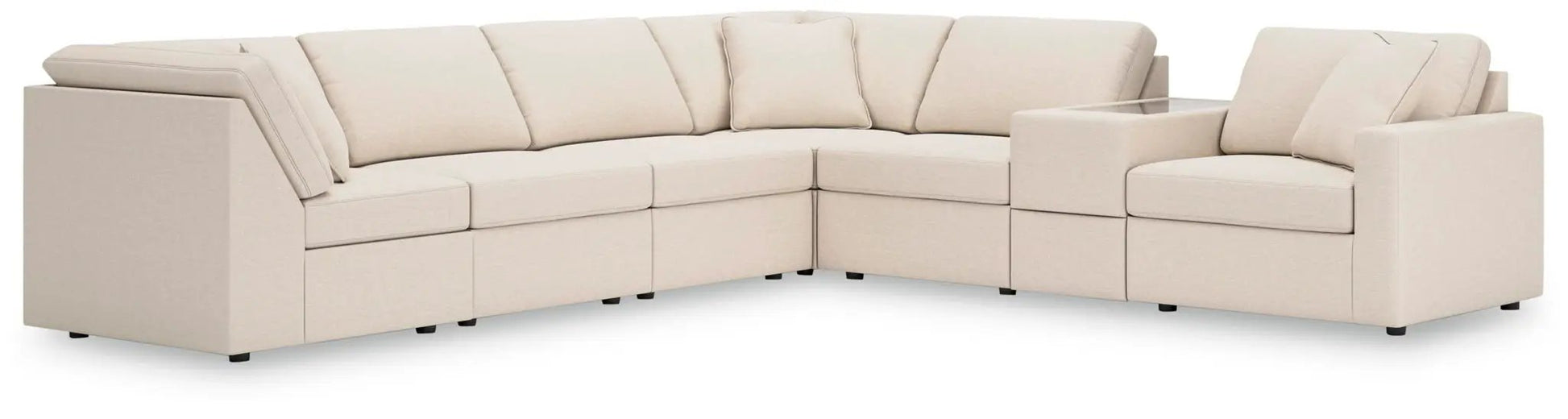 Modmax Sectional Oyster stationary sofa with left and right chaise by Unique Piece Furniture on Tampa Home & Garden Store