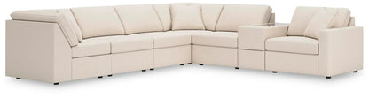 Modmax Sectional Oyster stationary sofa with left and right chaise by Unique Piece Furniture on Tampa Home & Garden Store