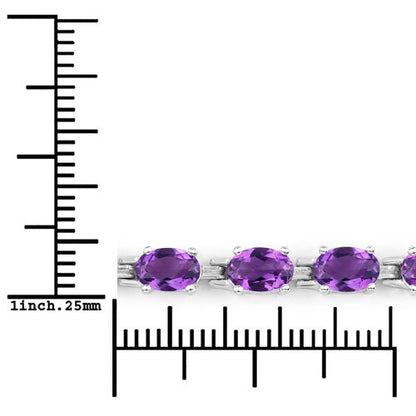 Amethyst bracelet with 7.98ct purple stones in .925 silver by Bids.com on Tampa Home & Garden Store