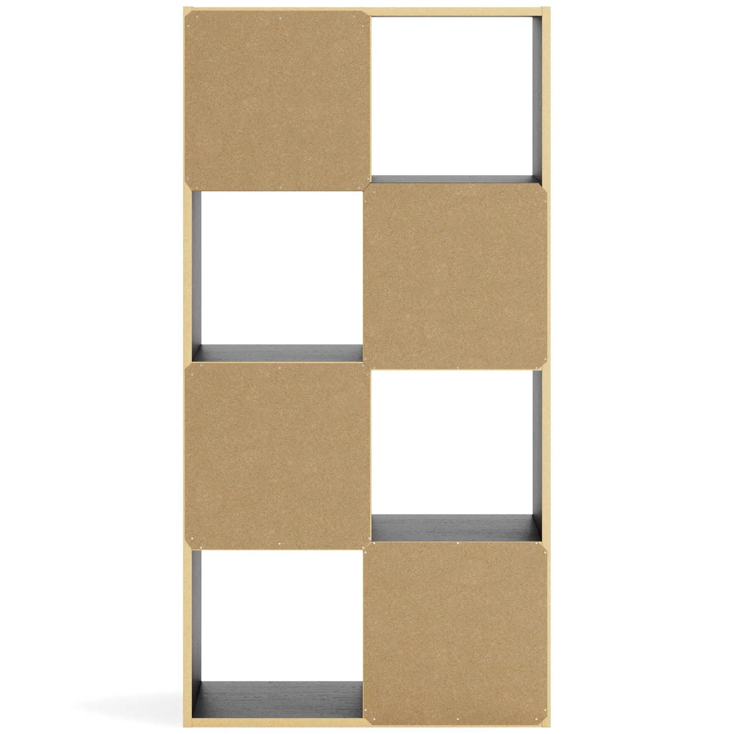 Langdrew Cube Organizer corkboard panels, light wood frame; Unique Piece Furniture on Tampa Home & Garden Store