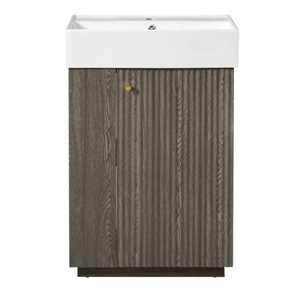Bathroom Vanity With Sink, Freestanding Cabinet