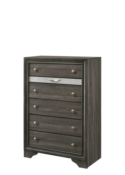 Naima Five Drawer Vertical Storage Chest Glide