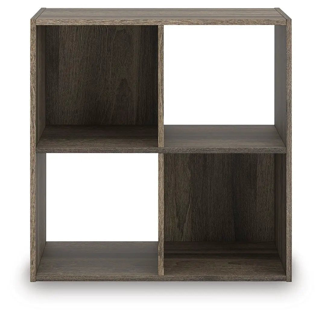 Shallifer cube organizer by Unique Piece Furniture, dark wood 2x2 cubby storage unit on Tampa Home & Garden Store