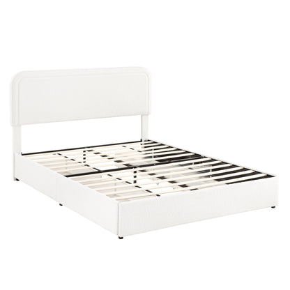 Liv Upholstered Storage Platform Bed with Drawers