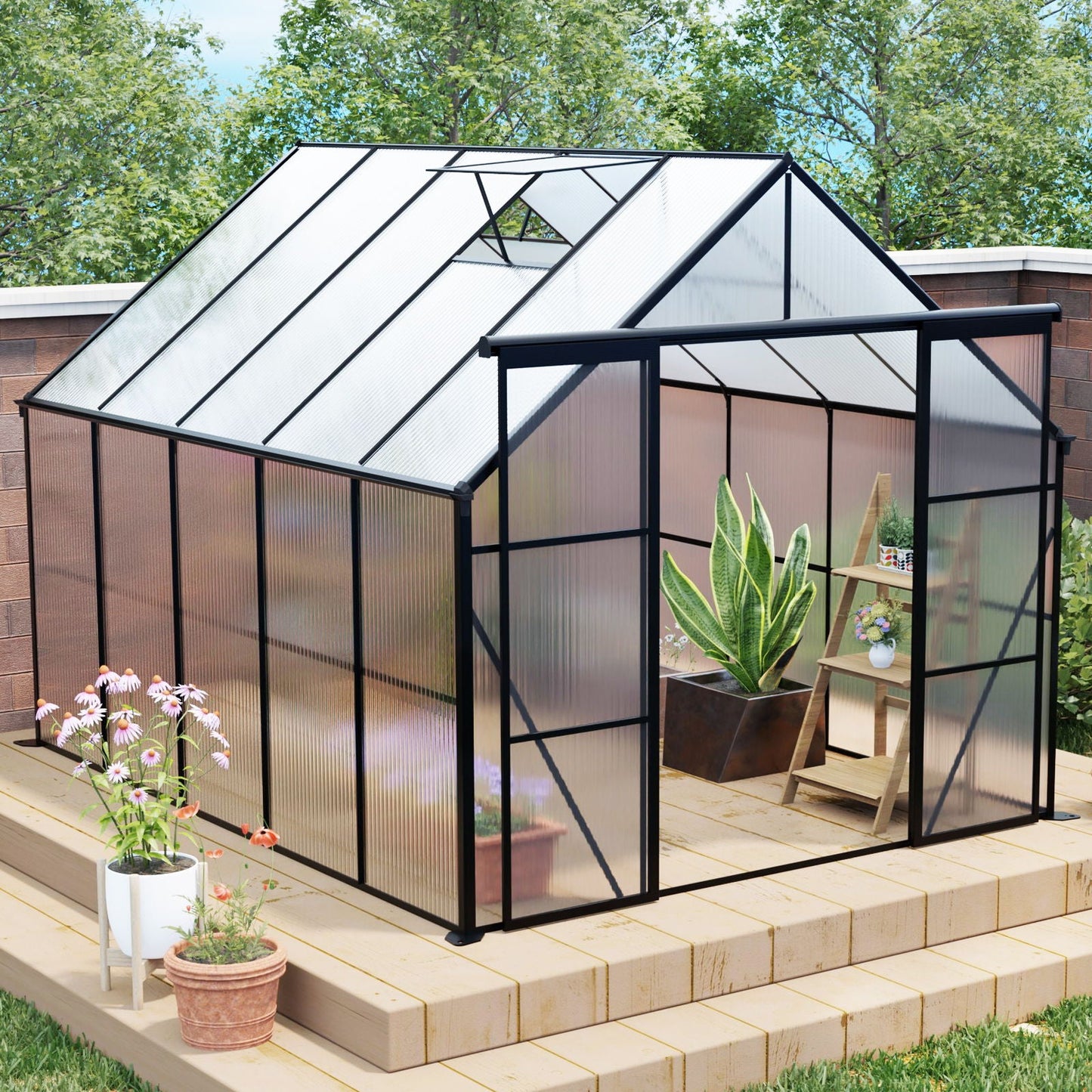 Heavy Duty Double Door Polycarb House and Pegs