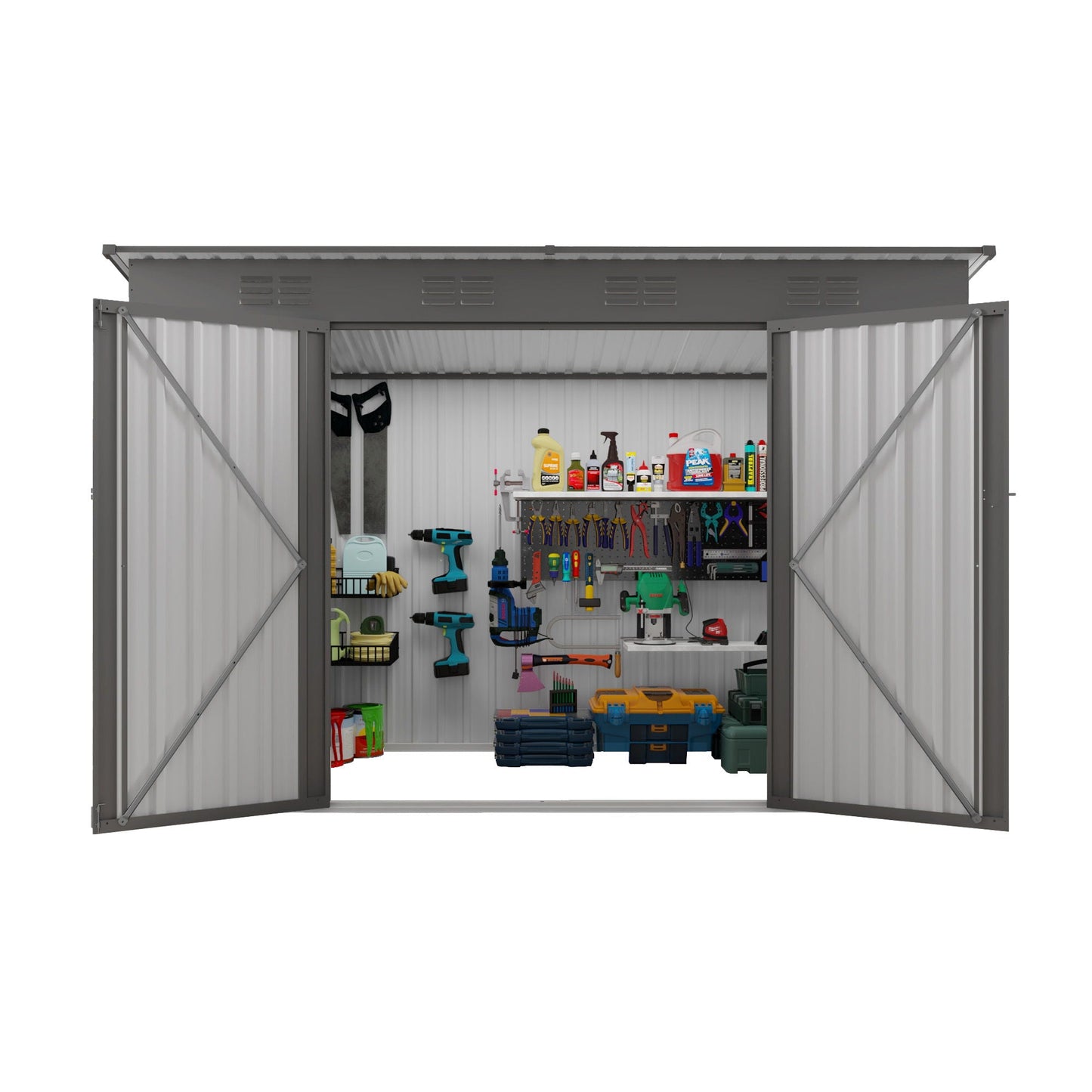 4x9 Ft Outdoor Storage Shed For A Backyard Space