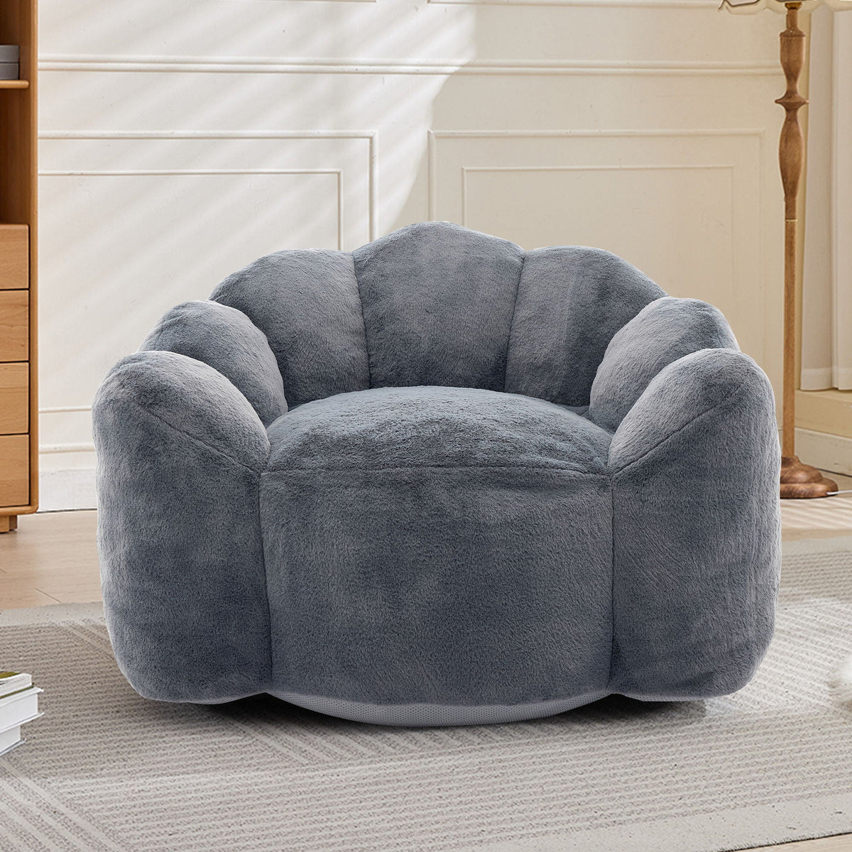 Elegant Lotus Style Pull Down Sofa with Legs