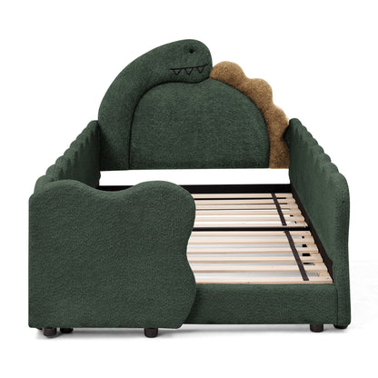 Toddler Dinosaur Bed and Safety Guardrail