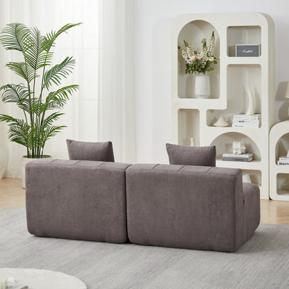 Symmetrical Modular Sofa And Piano Key Design